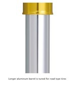 Minipumpe til racercyklen - Pumpe RaceRocket HPX Guld 25cm