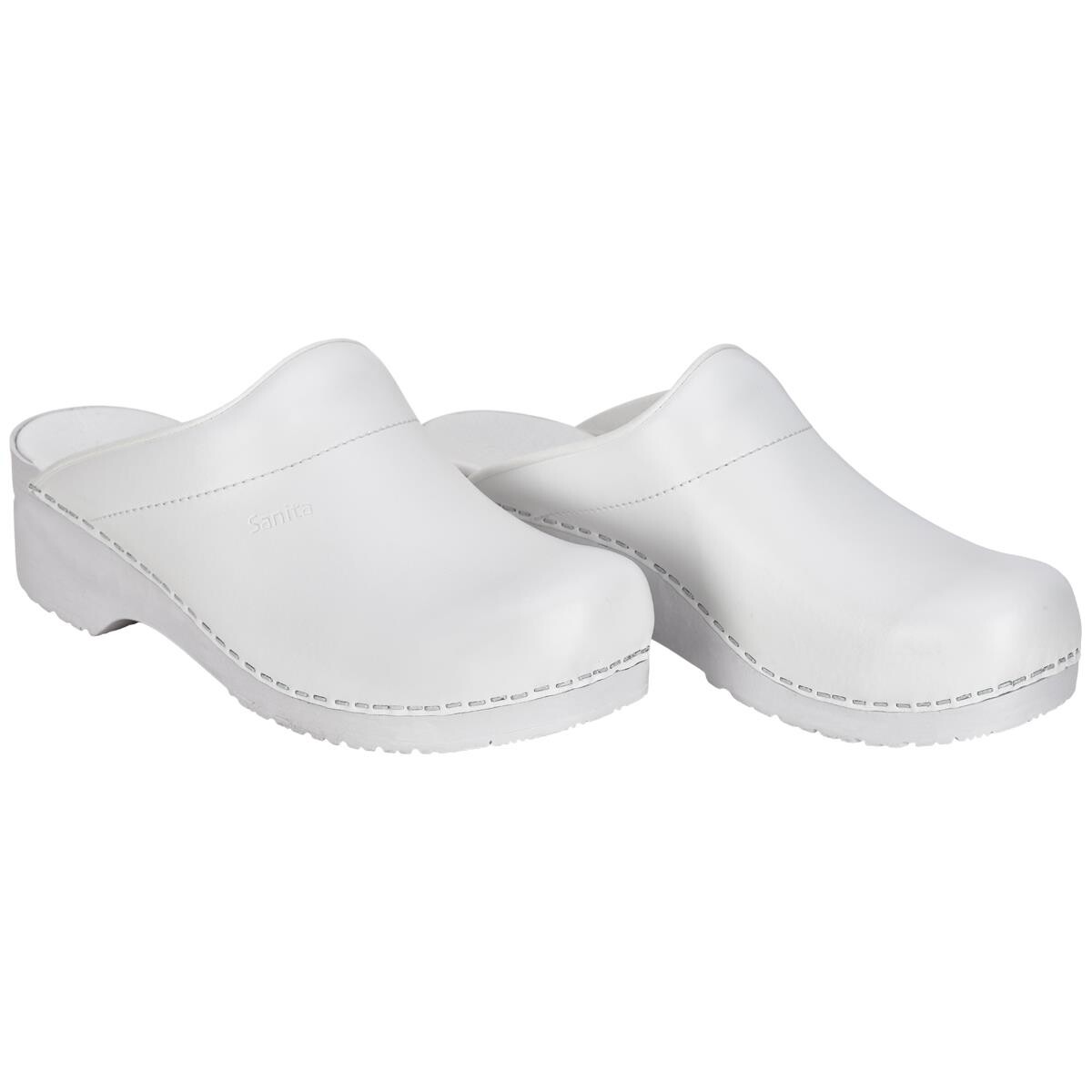 Sanita Original Karl Pu Clogs White