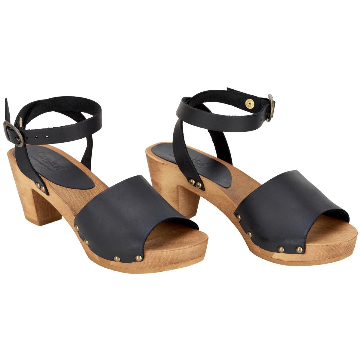 Sanita Yara Flex Sandal Sort, Størrelse: 38, Dame