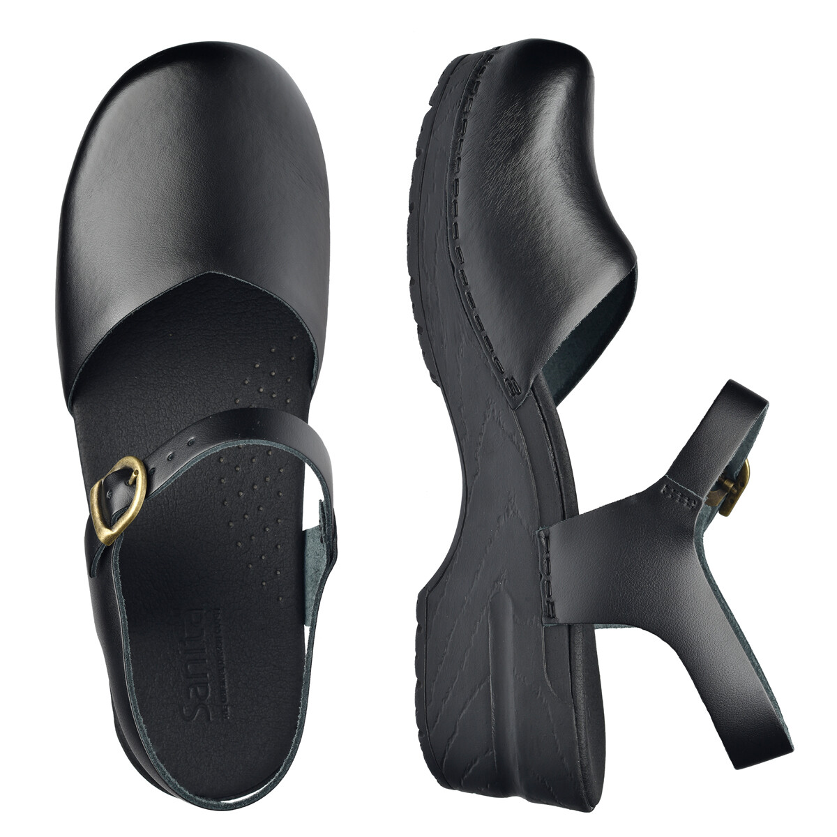 Sanita Original Sansi Sandal Schwarz Größe: Damen