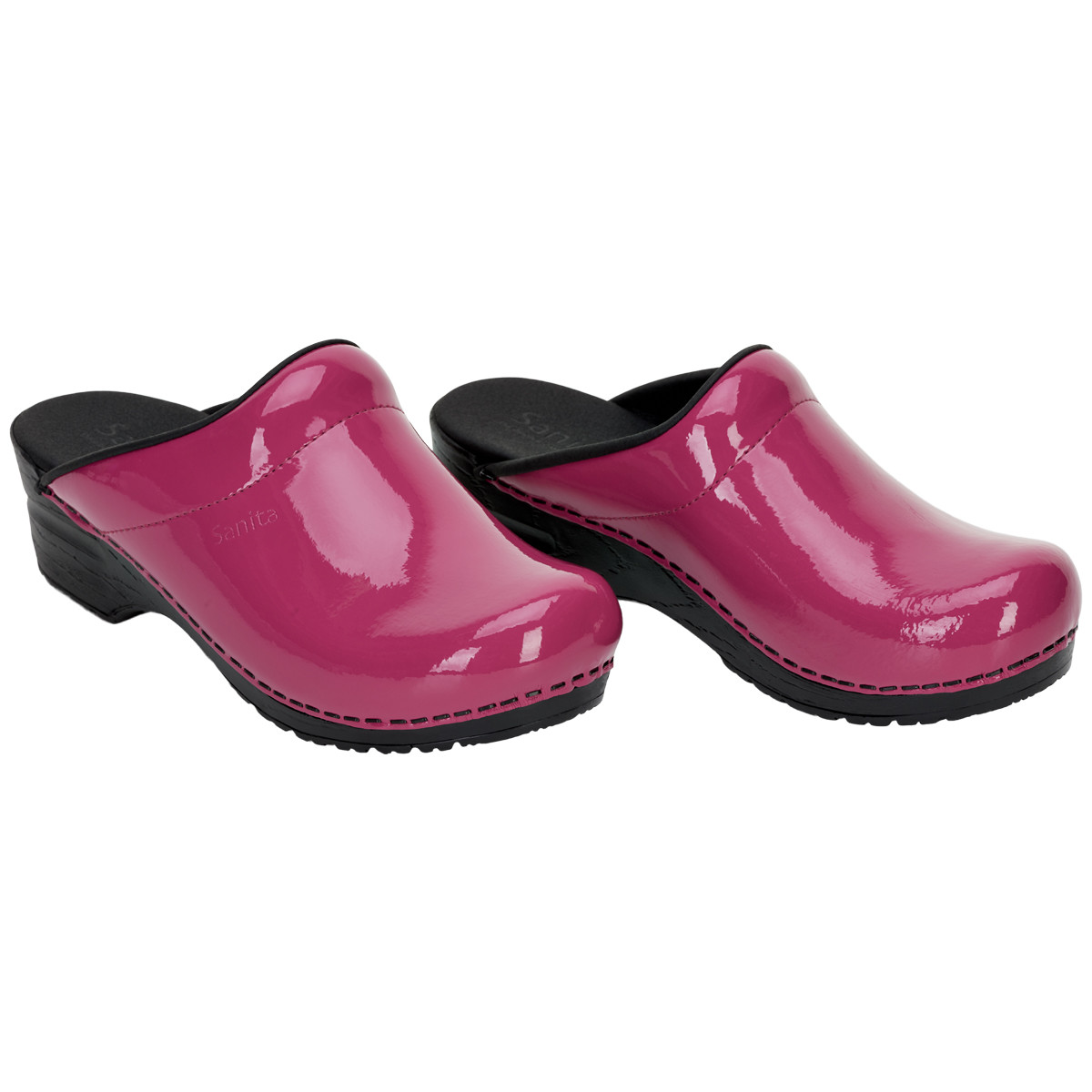 pink clogs