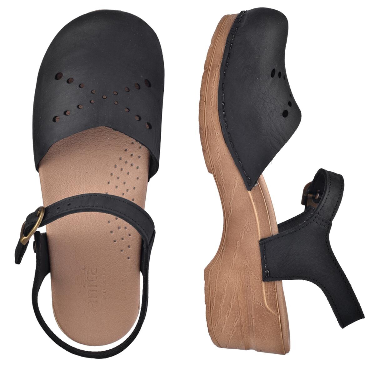 Sanita Original Sella Sandal Schwarz Größe: Damen