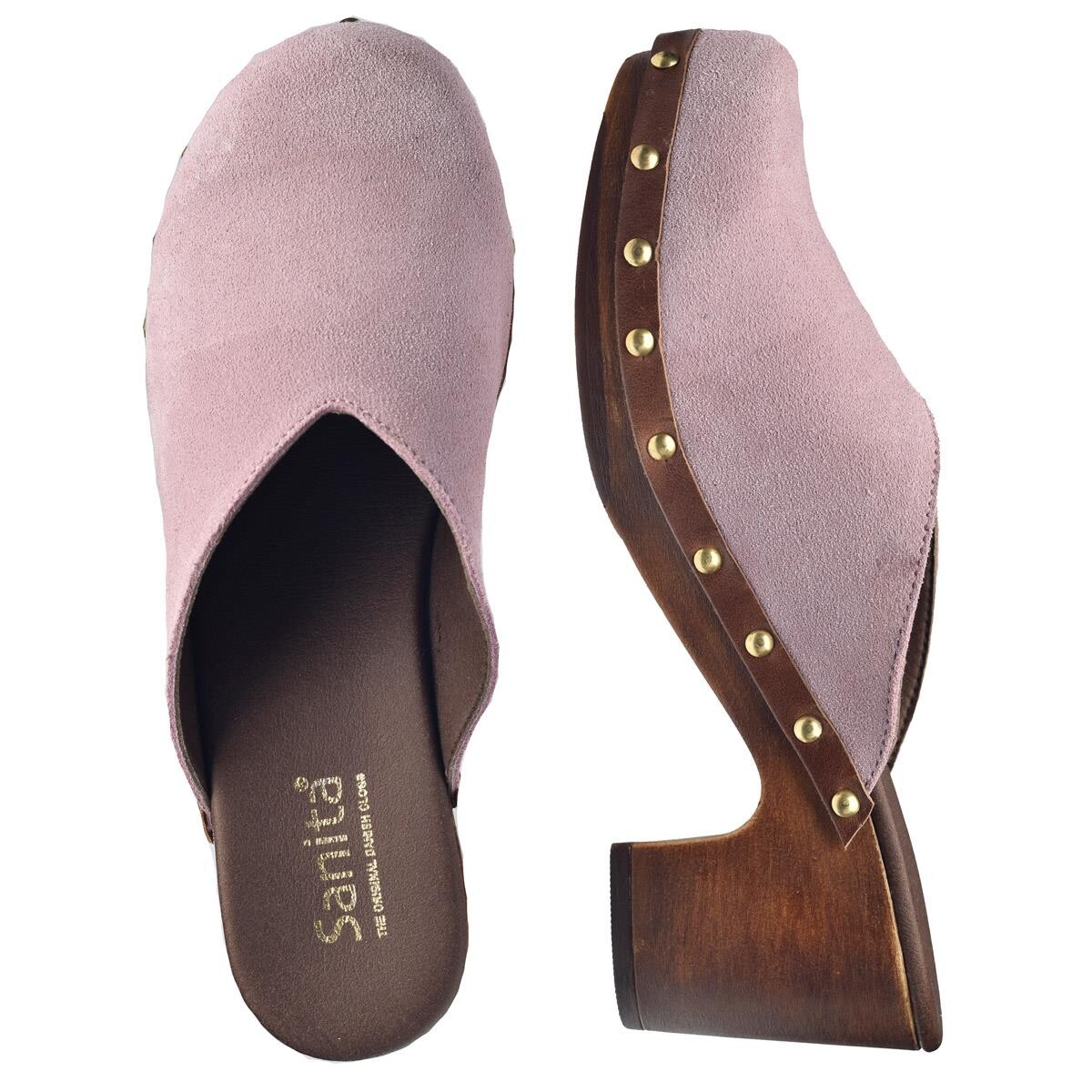 Billede af Sanita Non Wood Selta Sandal Lilla, Størrelse: 37