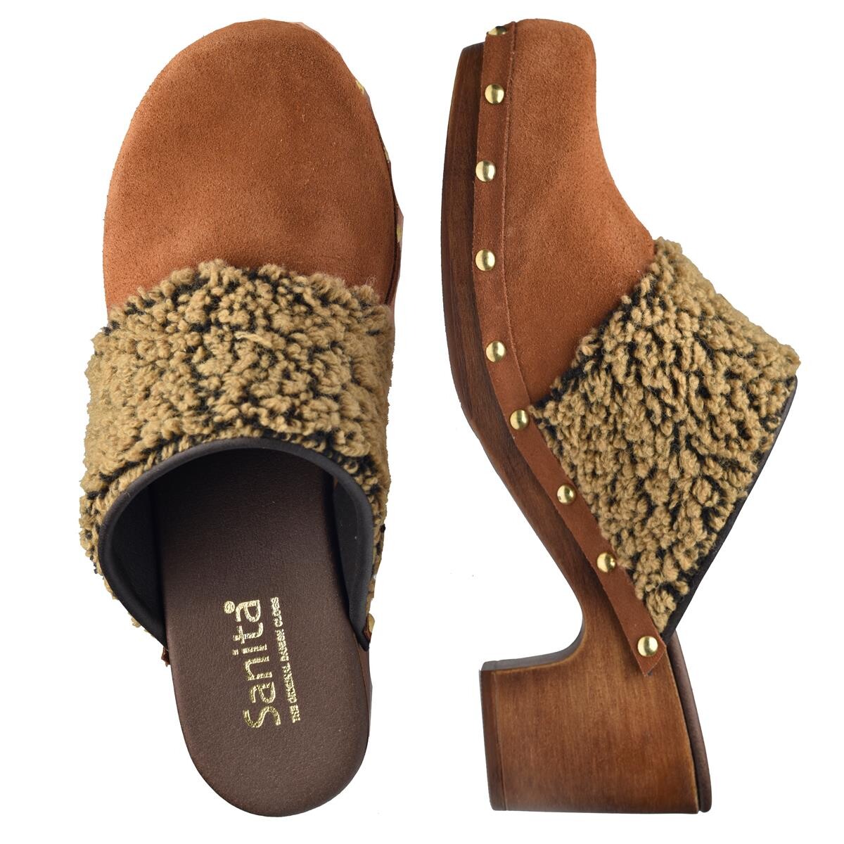 Se Sanita Non Wood Senna Sandal Brun, Størrelse: 37 hos Sanita