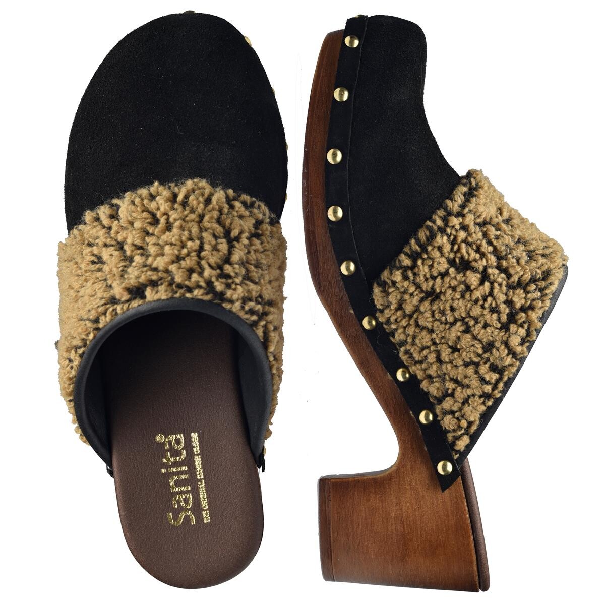 Se Sanita Non Wood Senna Sandal Sort, Størrelse: 38 hos Sanita