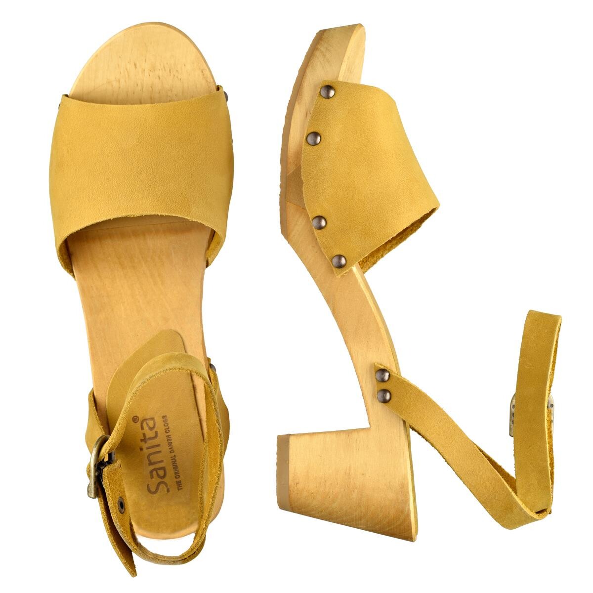 Sanita Yara Flex Sandal Yellow Size: 38 Ladies