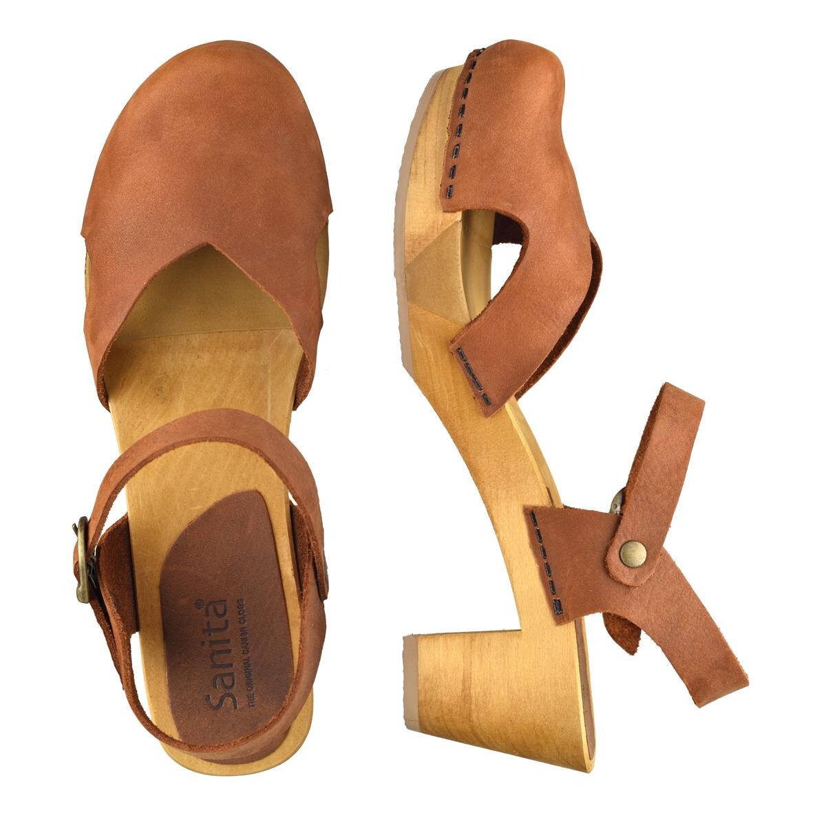 Billede af Sanita Matrix Flex Sandal Brun, Størrelse: 39, Dame