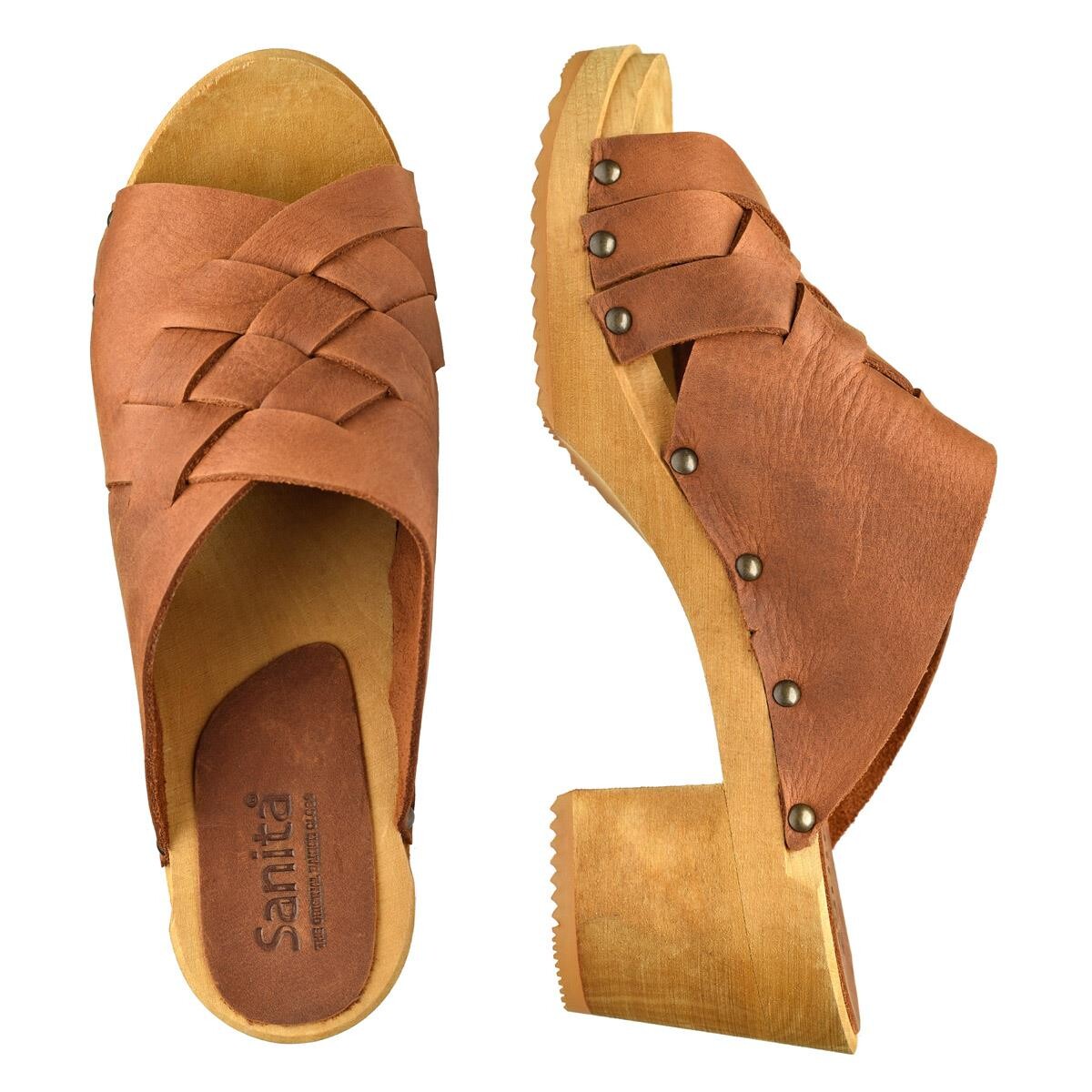 Sanita Tana Sandal Brun Størrelse: Dame
