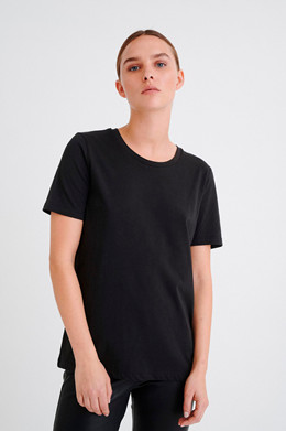 InWear Top Kaila O-neck T-shirt - Sort - Toppe InWear Top Kaila O-neck T-shirt - Sort - Toppe