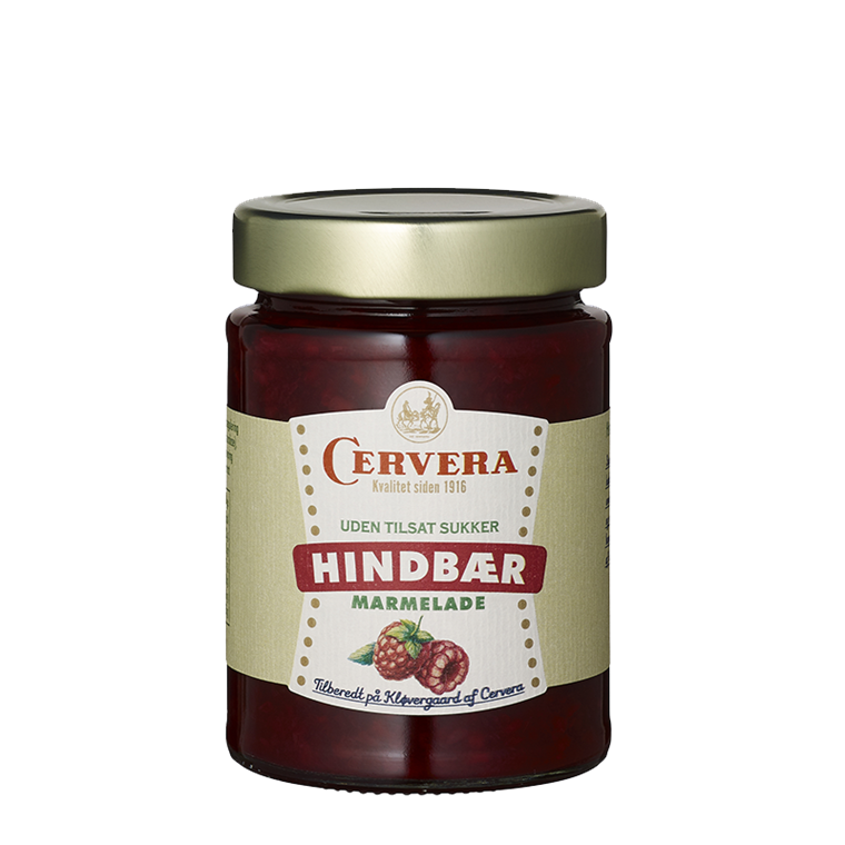 Cervera hindbær marmelade uden tilsat sukker