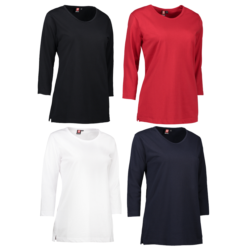 t shirt med trekvart ærmer t shirt med trekvart ærmer