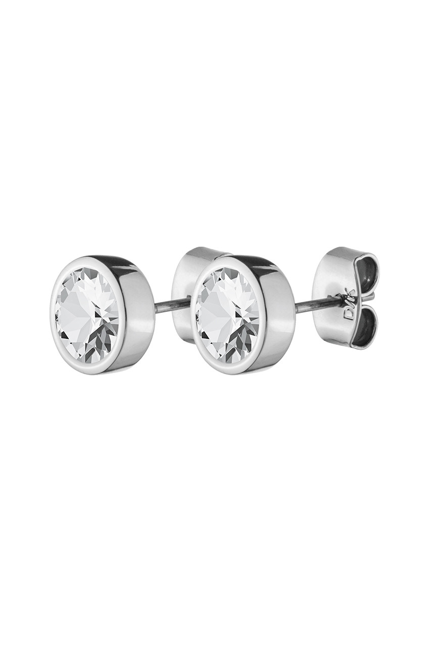 Dyrberg Kern Dyrberg/Kern Noble Earpost, Color: Silver/Crystal, Onesize, Women