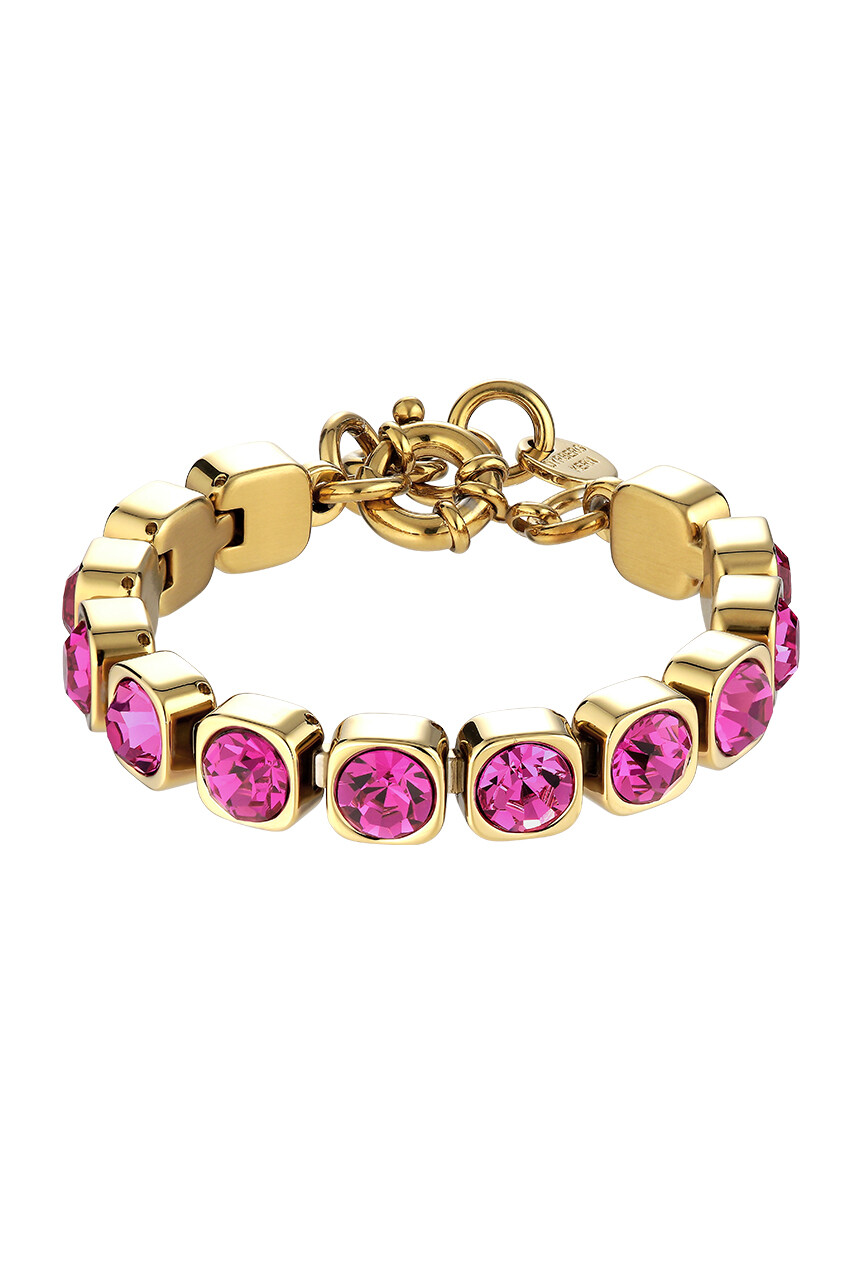 DYRBERG/KERN CONIAN BRACELET 380003 (Gold, Pink, ONESIZE)