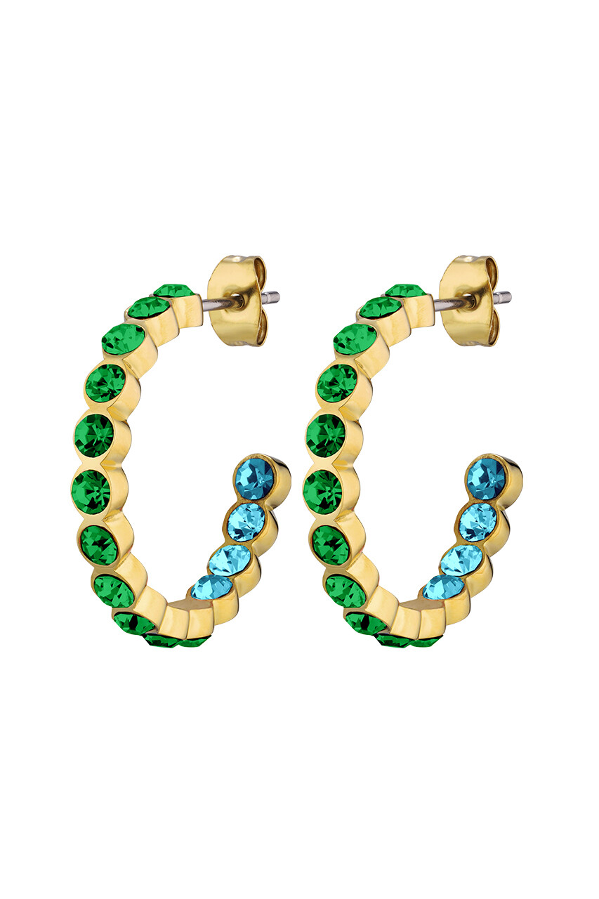 Dyrberg Kern Holly Earring, Color Gold Green, Onesize, Women