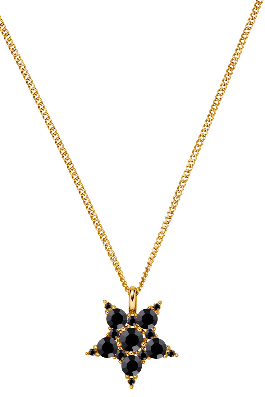 Dyrberg Kern Lyra Necklaces, Color Gold Black, Onesize, Women