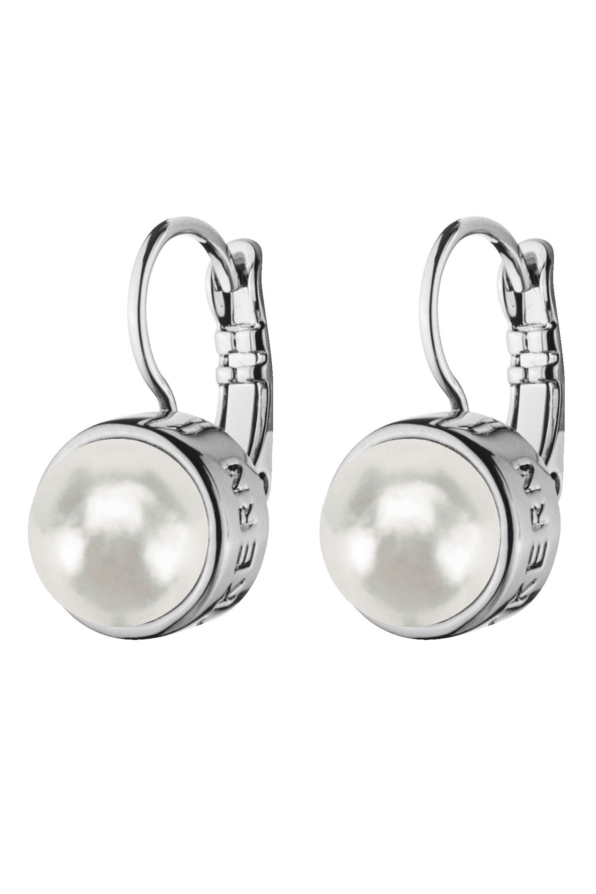 Dyrberg/Kern Lulu Earpost, Color: Silver/White, Onesize, Women