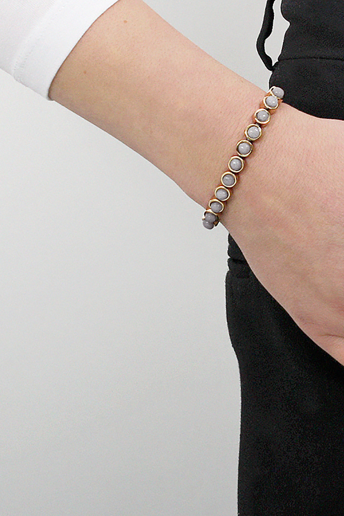 18k gold over stainless steel