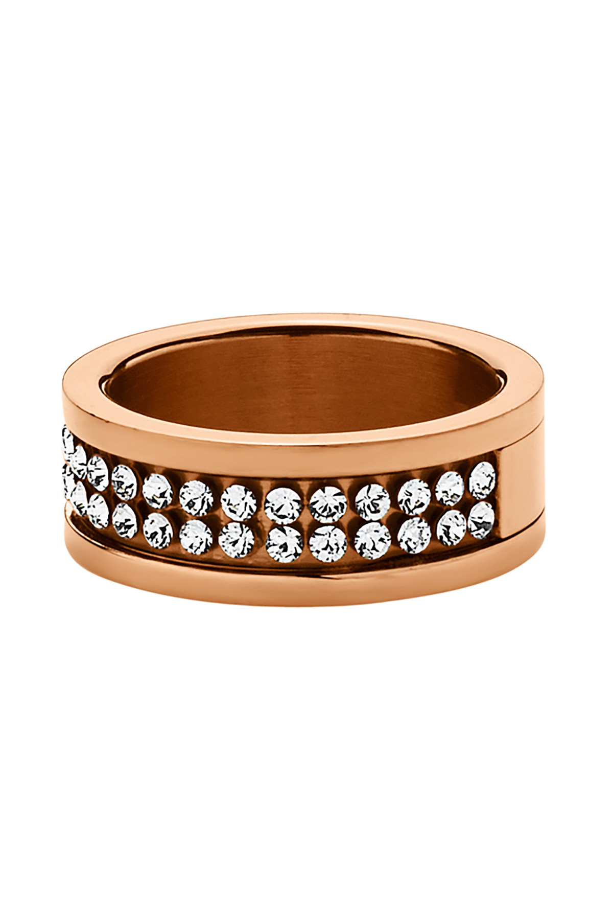 DYRBERG/KERN FRATIANNE RING 333321 (Rose Gold, Crystal, I/51)