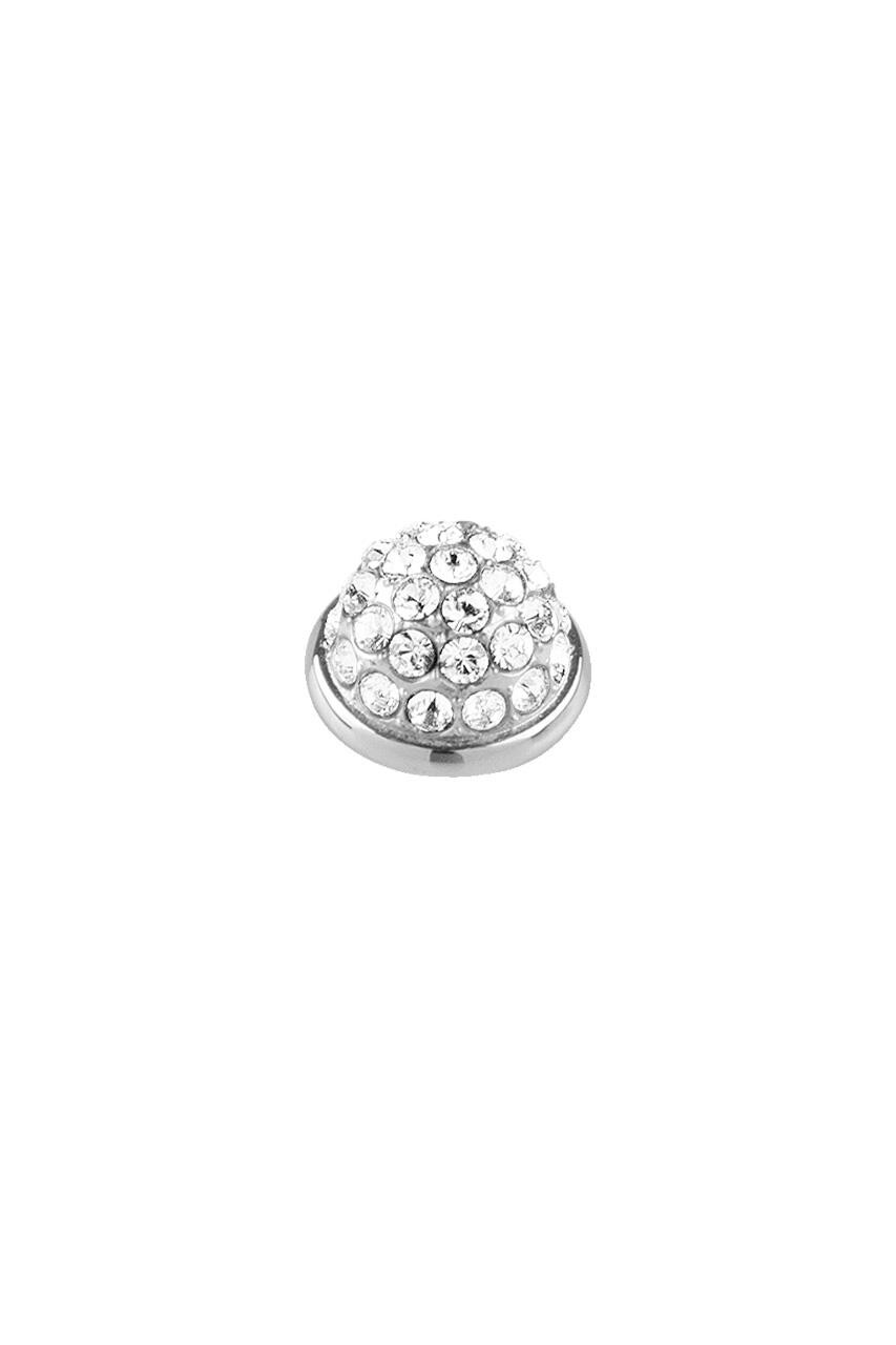 Dyrberg Kern Dyrberg/Kern Calm Topping, Color: Silver/Crystal, Onesize, Women