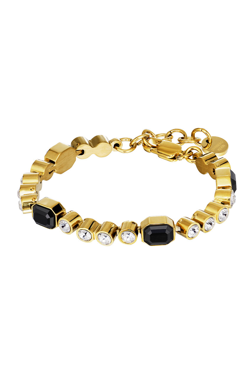 Dyrberg Kern Grivna Bracelet, Color Gold Crystal, Onesize, Women