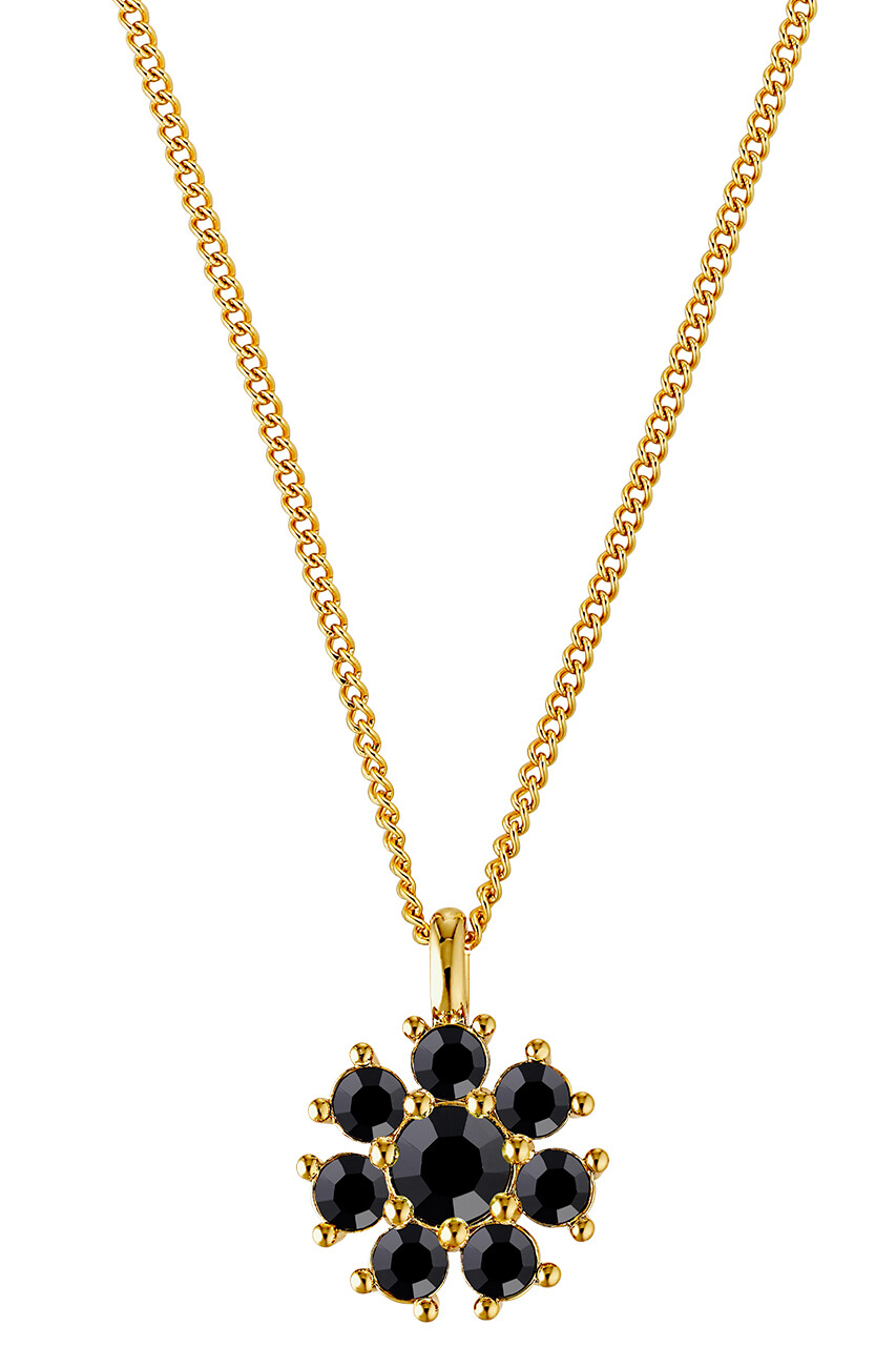 Dyrberg Kern Delise Necklace, Color Gold Black, Onesize, Women