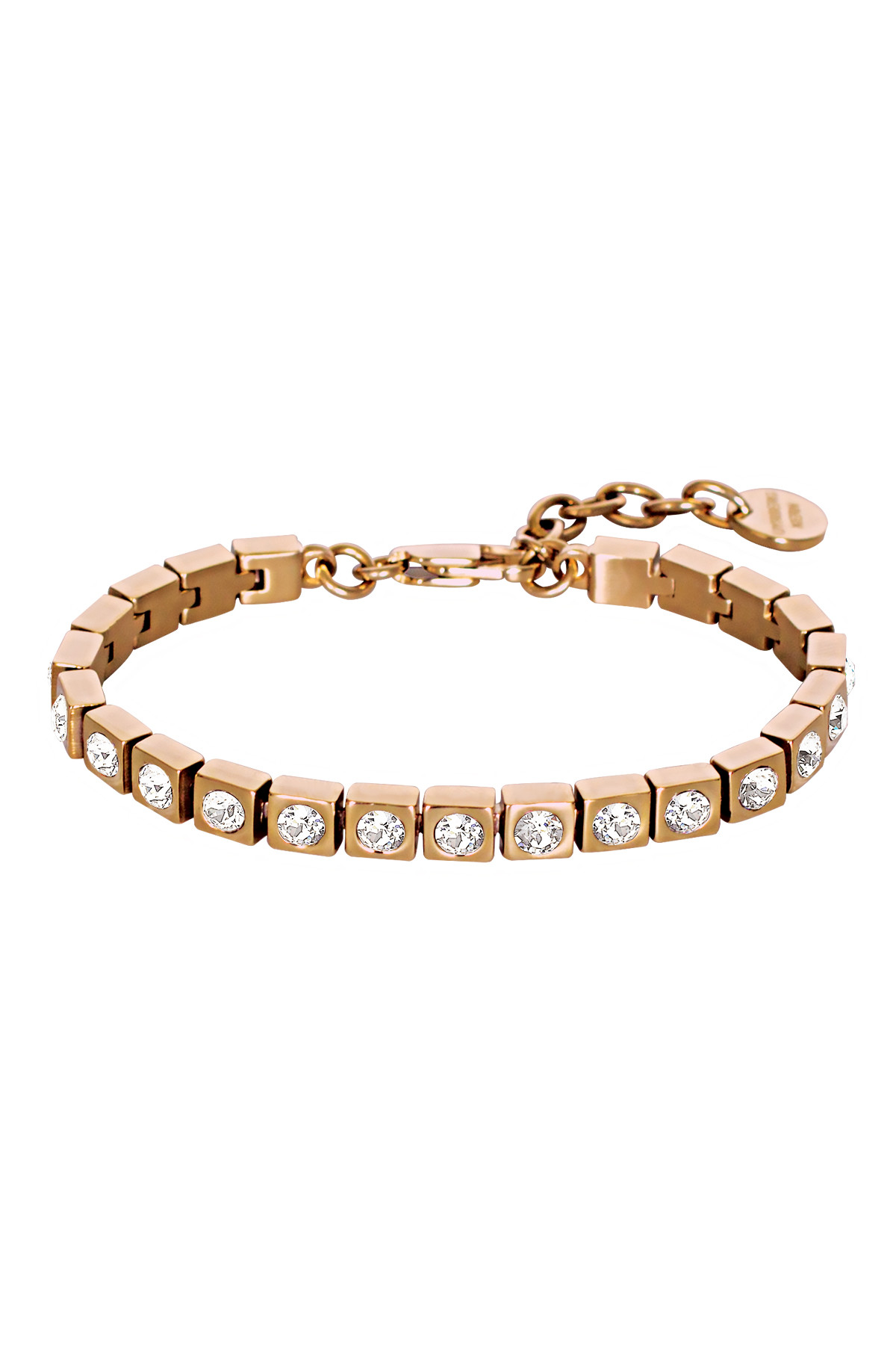 Dyrberg/Kern Cone Bracelet, Color: Gold/Crystal, Onesize, Women