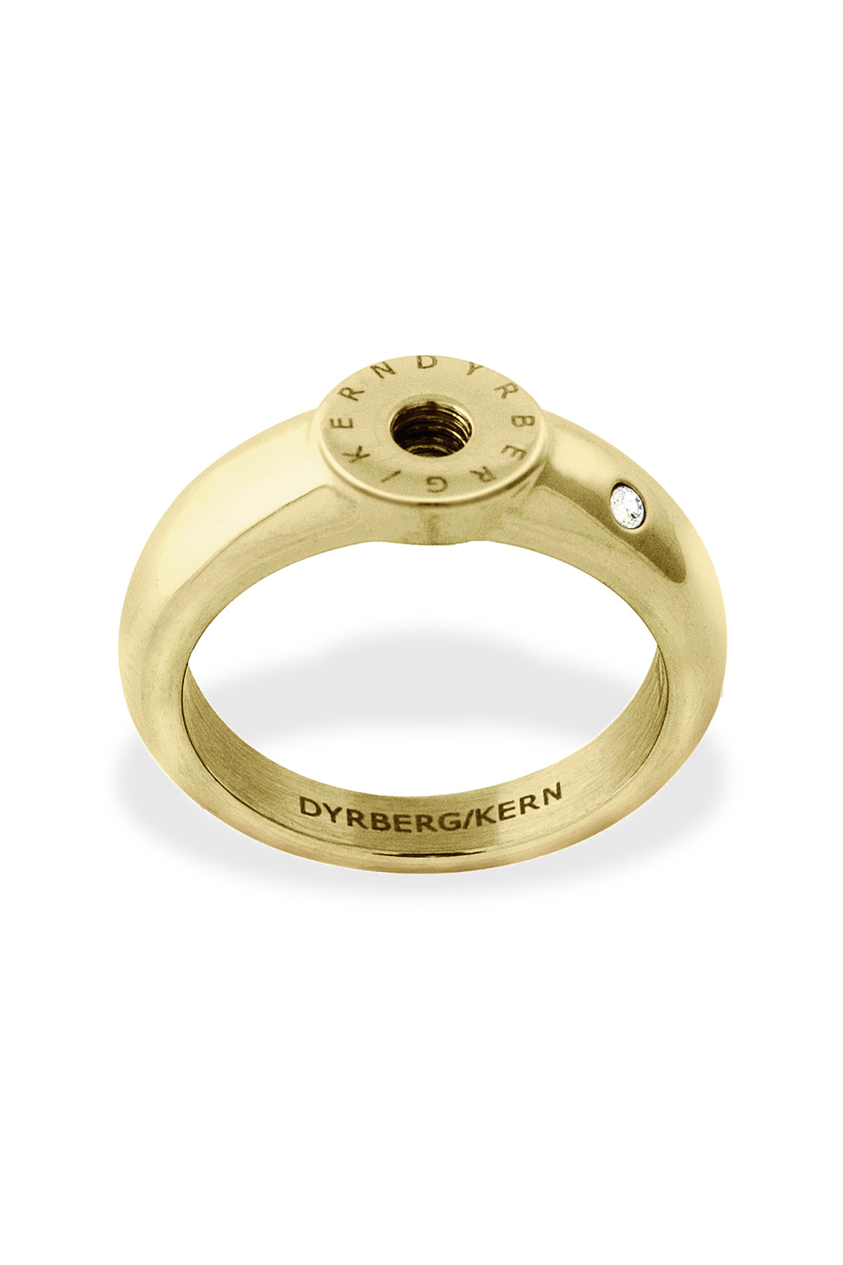 Dyrberg Kern Ring Ring, Color Gold Crystal, I , Women