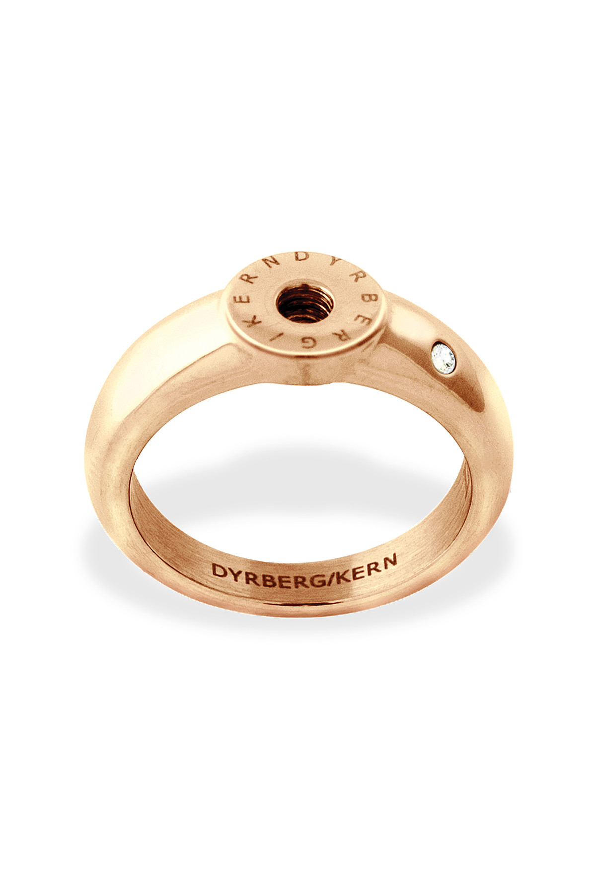 DYRBERG/KERN RING 3 RING 343083 (Rose Gold, Crystal, 0/48)