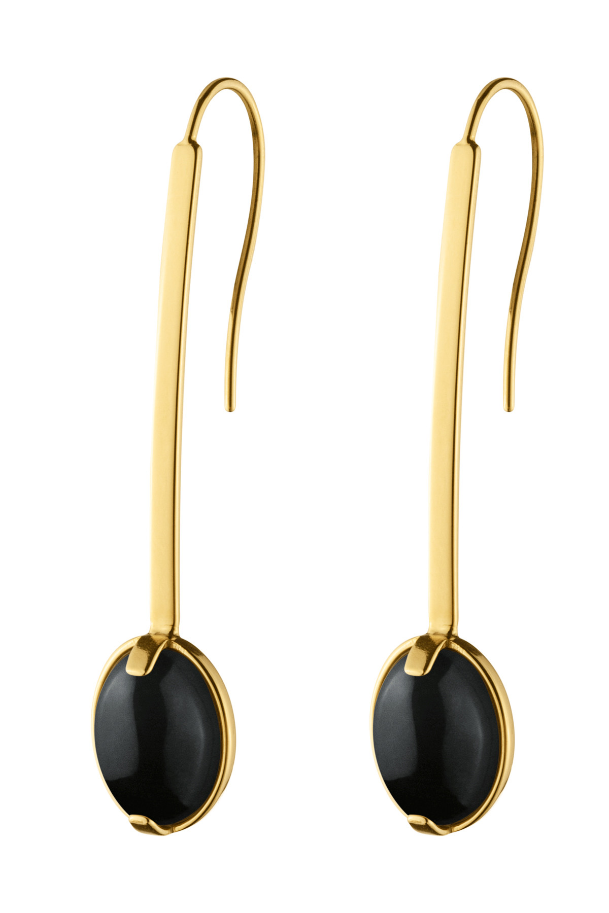 Dyrberg Kern Dyrberg/Kern Floyd Earpost, Color: Gold/Black, Onesize, Women