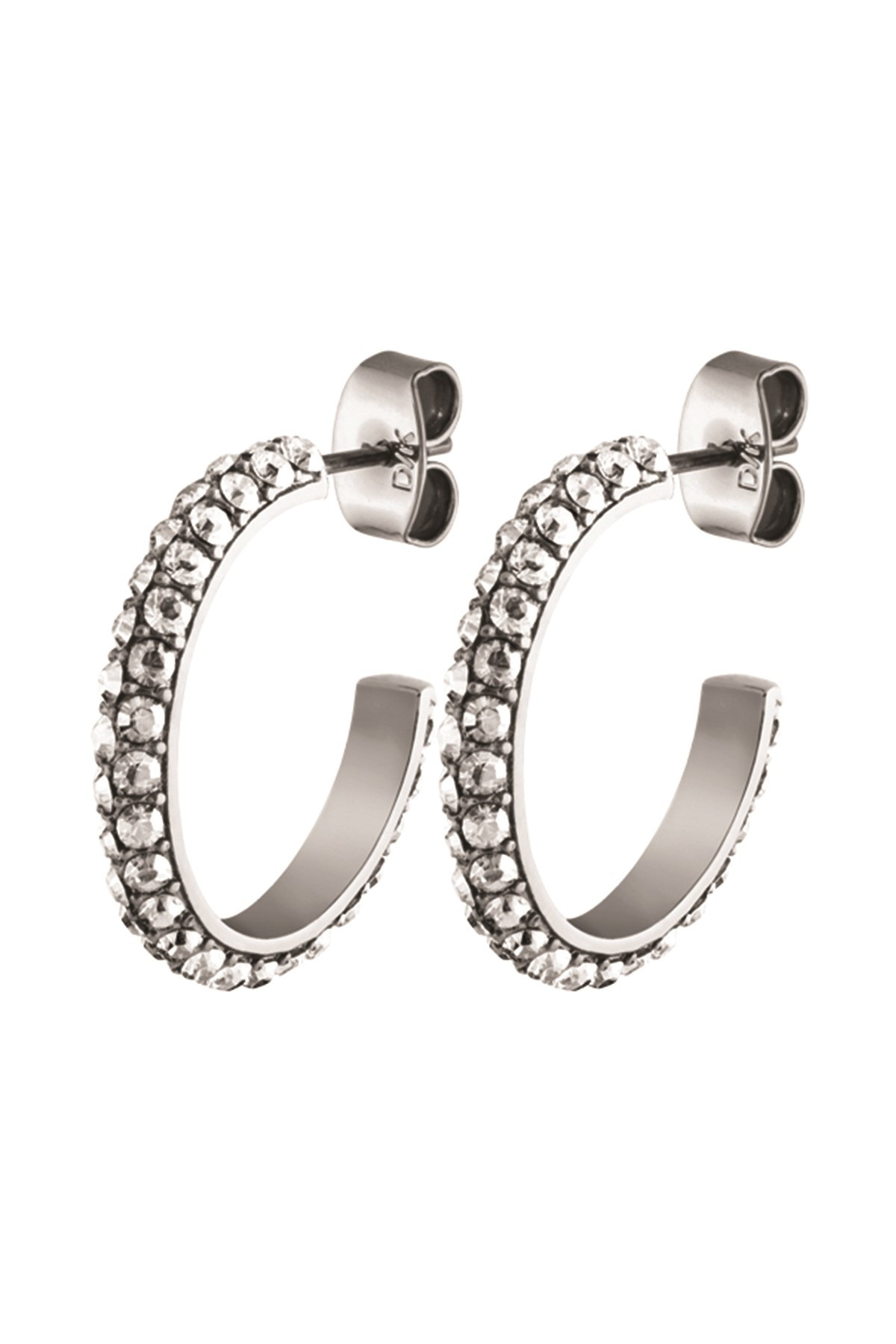 Dyrberg Kern Hosta Earring, Color Silver Crystal, Onesize, Women