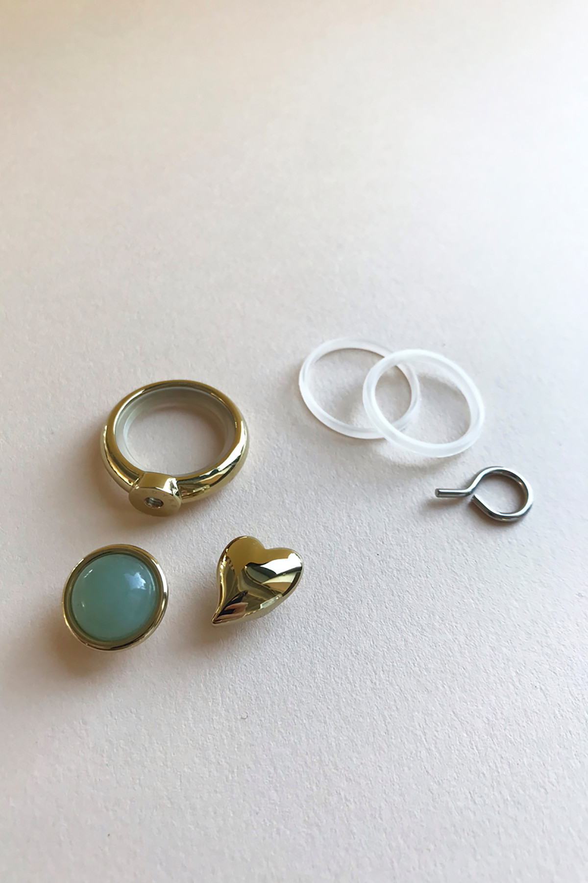 Billede af Dyrberg/Kern Rdu Compliments Set Ring, Farve: Guld, Onesize, Dame hos Dyrberg/Kern