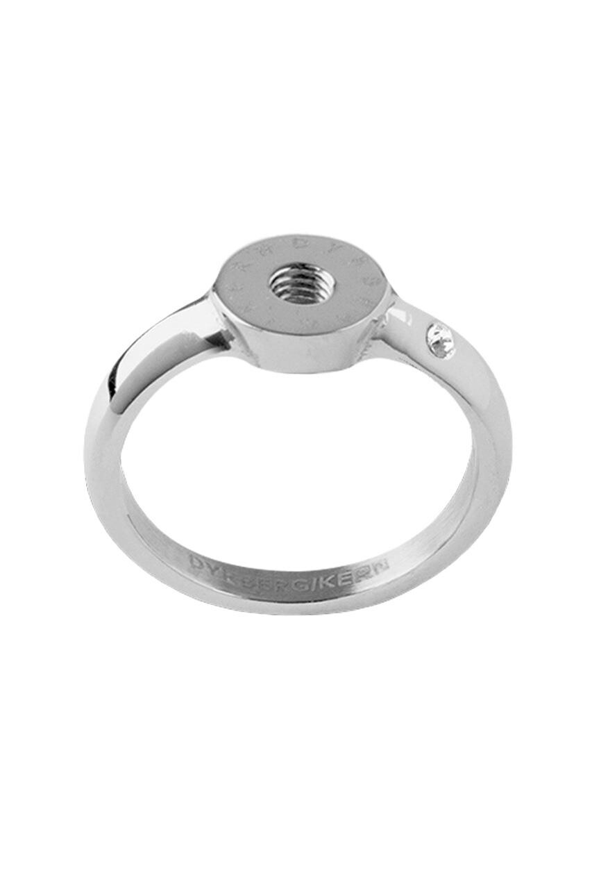 Dyrberg Kern Ring Ring, Color Silver Crystal, Iiiii , Women