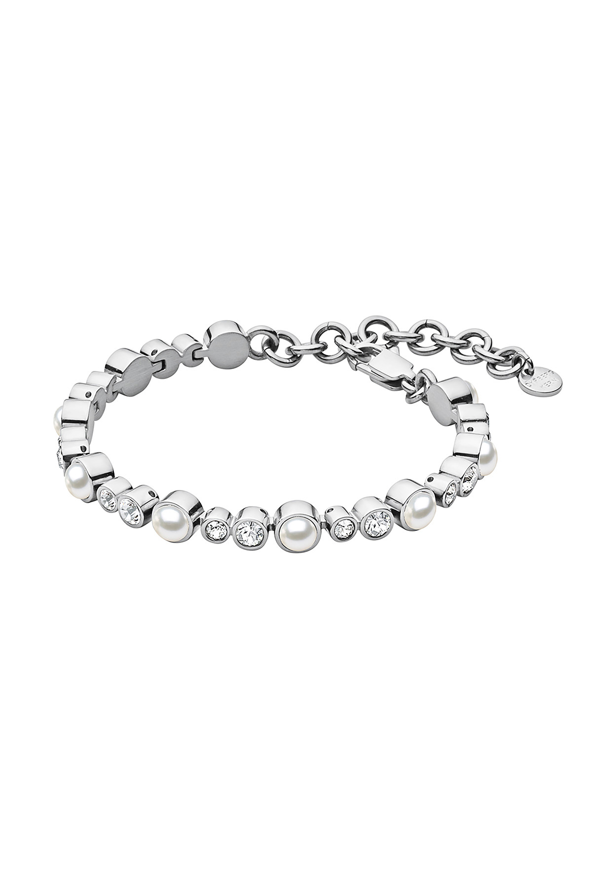 Dyrberg Kern Sacha Bracelet Color: Silver White Onesize Women