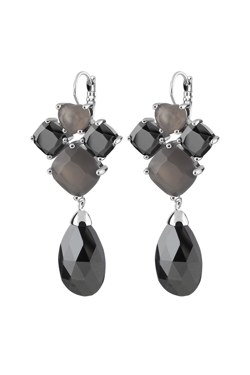 Dyrberg Kern Dyrberg/Kern Maravila Earring, Color: Silver/Grey, Onesize, Women