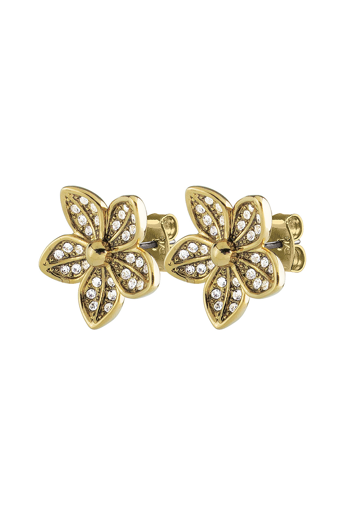 Dyrberg/Kern Nalini Earpost, Color: Gold/White, Onesize, Women
