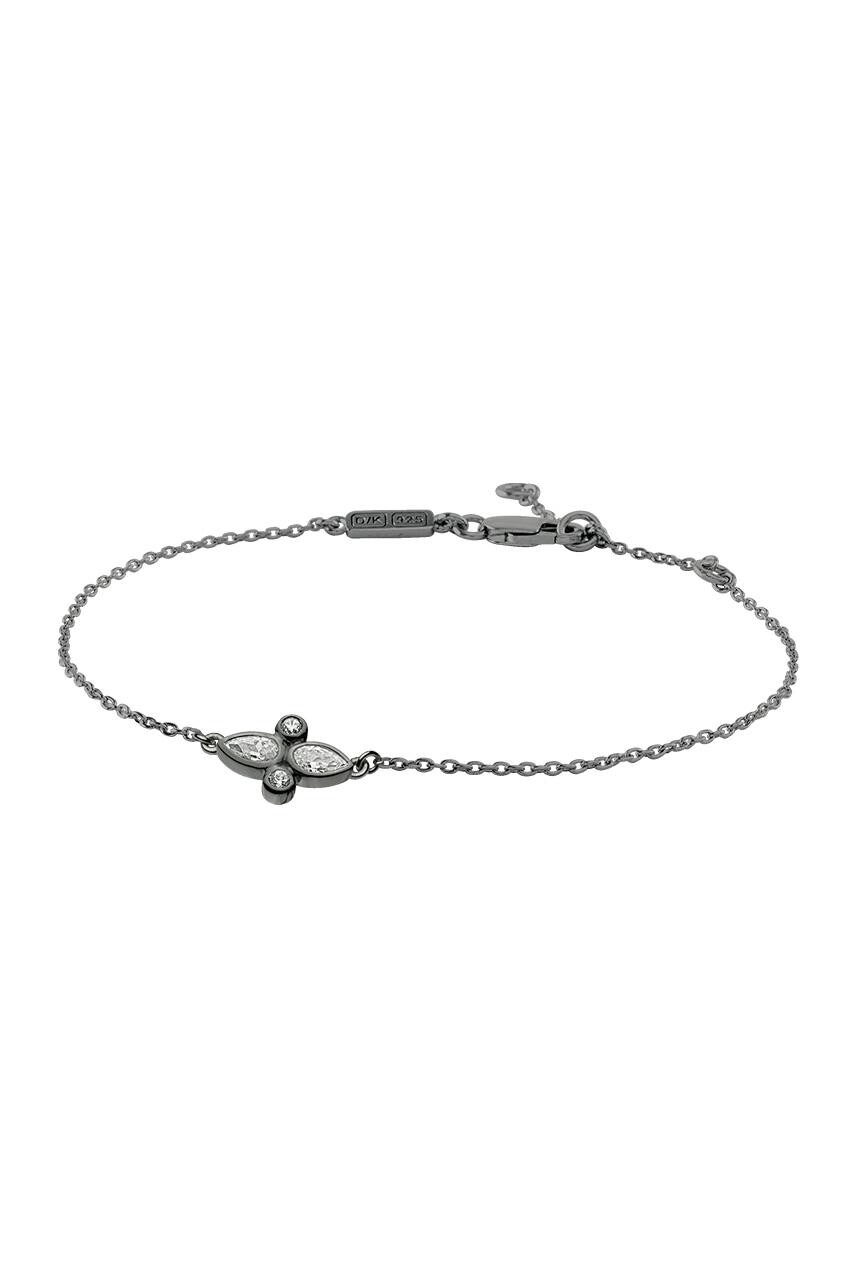 DYRBERG/KERN JESSE BRACELET 400989 (Silver, Crystal, ONESIZE)