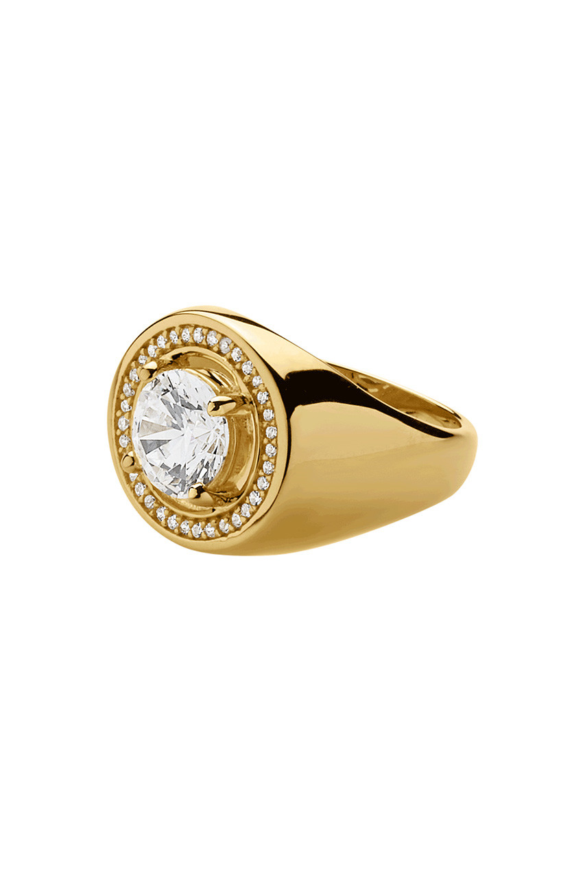 Billede af Dyrberg/Kern Solitas Ring, Farve: Guld, Størrelse: 48, Dame