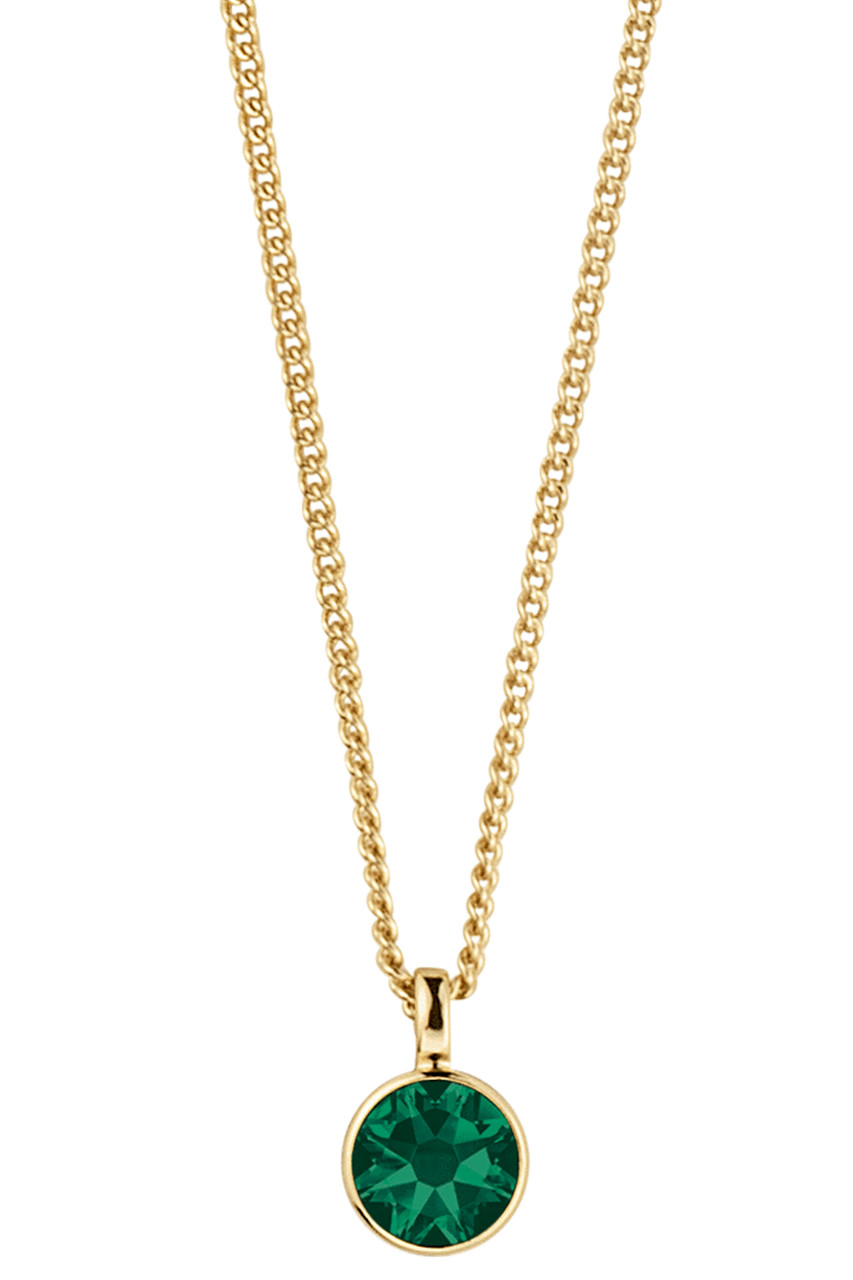 Billede af Dyrberg/Kern Ette Necklace, Color: Gold/Green, Onesize, Women