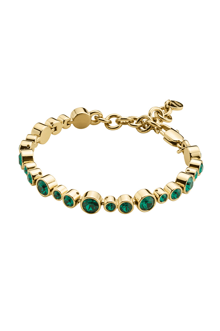 Dyrberg Kern Teresia Bracelet Color: Gold Green Onesize Women