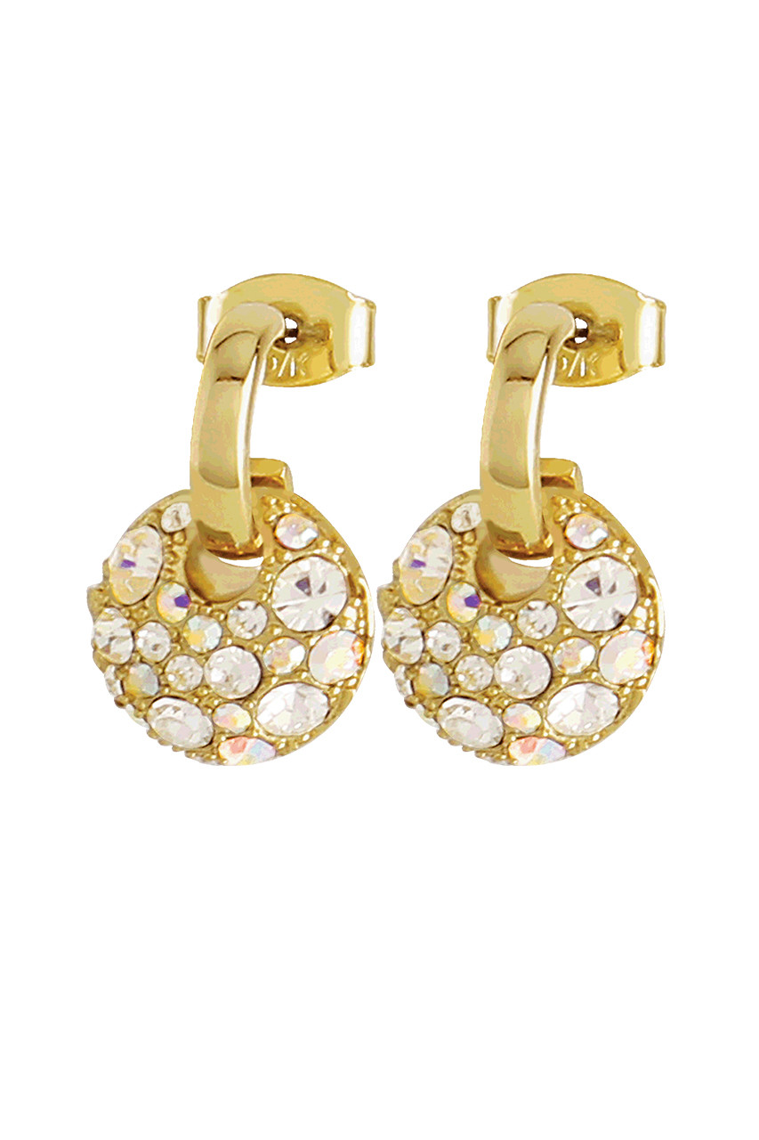 Dyrberg Kern Dyrberg/Kern Bennet Earring, Color: Gold/Crystal, Onesize, Women