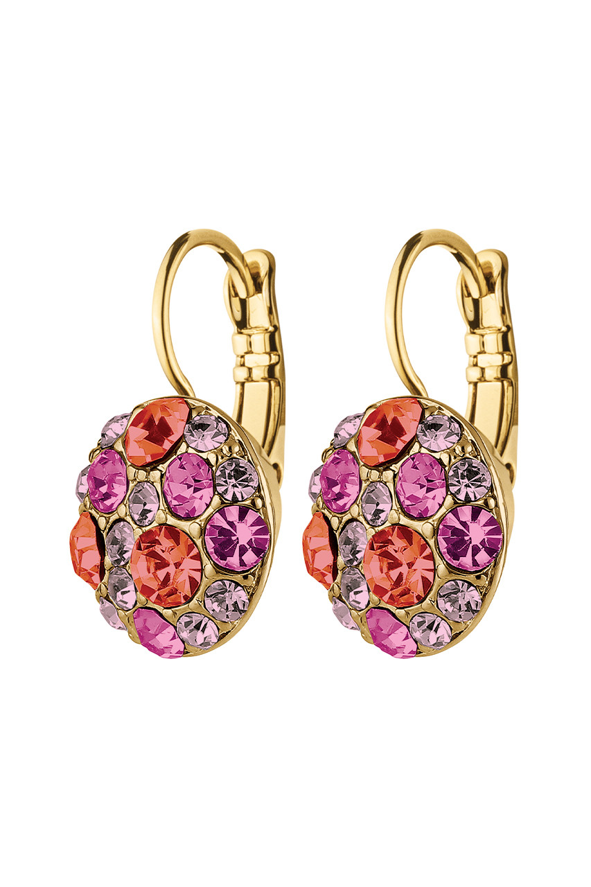 Billede af Dyrberg/Kern Blost Earring, Color: Gold/Red, Onesize, Women