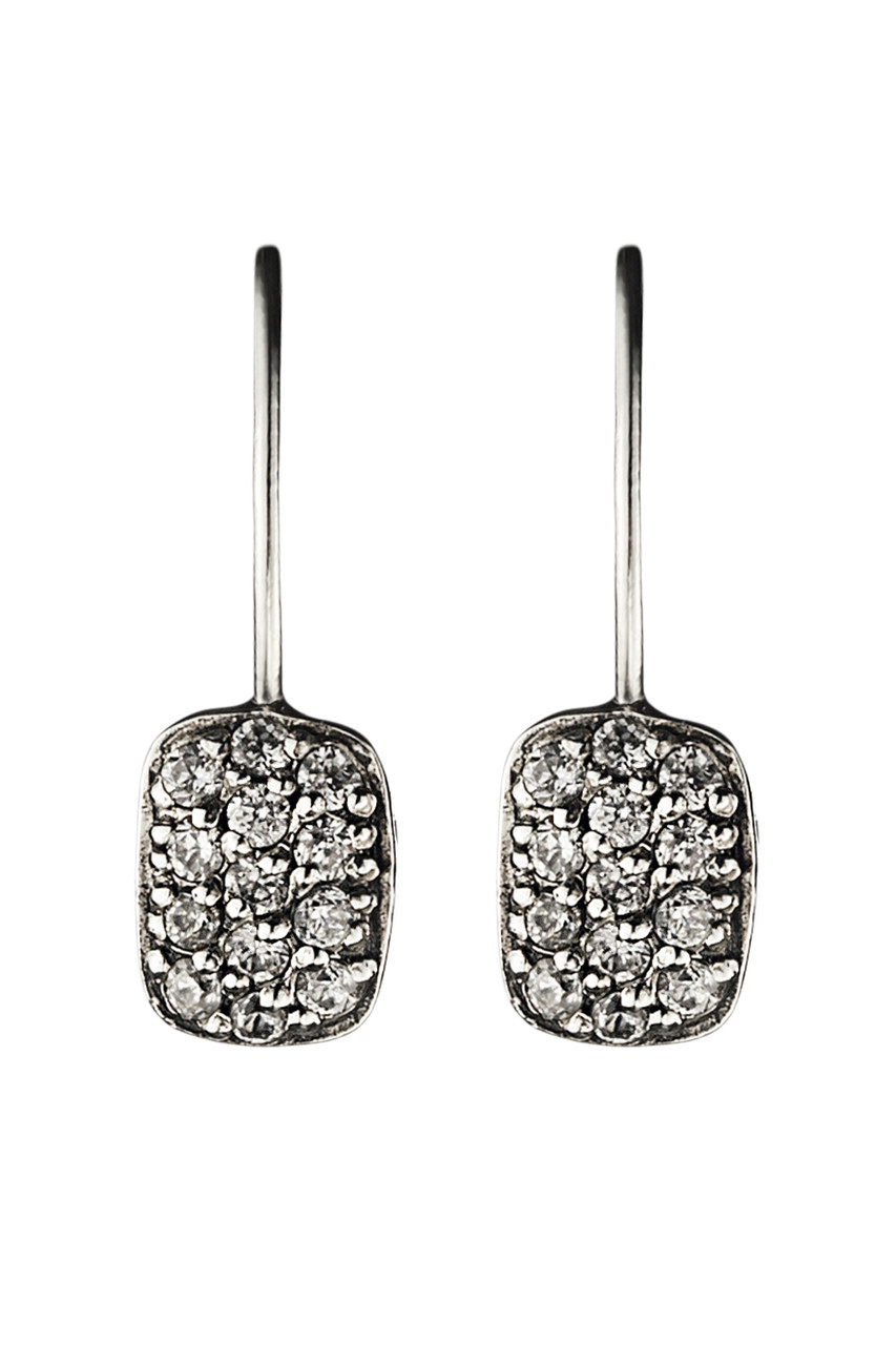 Dyrberg/Kern Pillowina Earpost, Color: Silver/Crystal, Onesize, Women