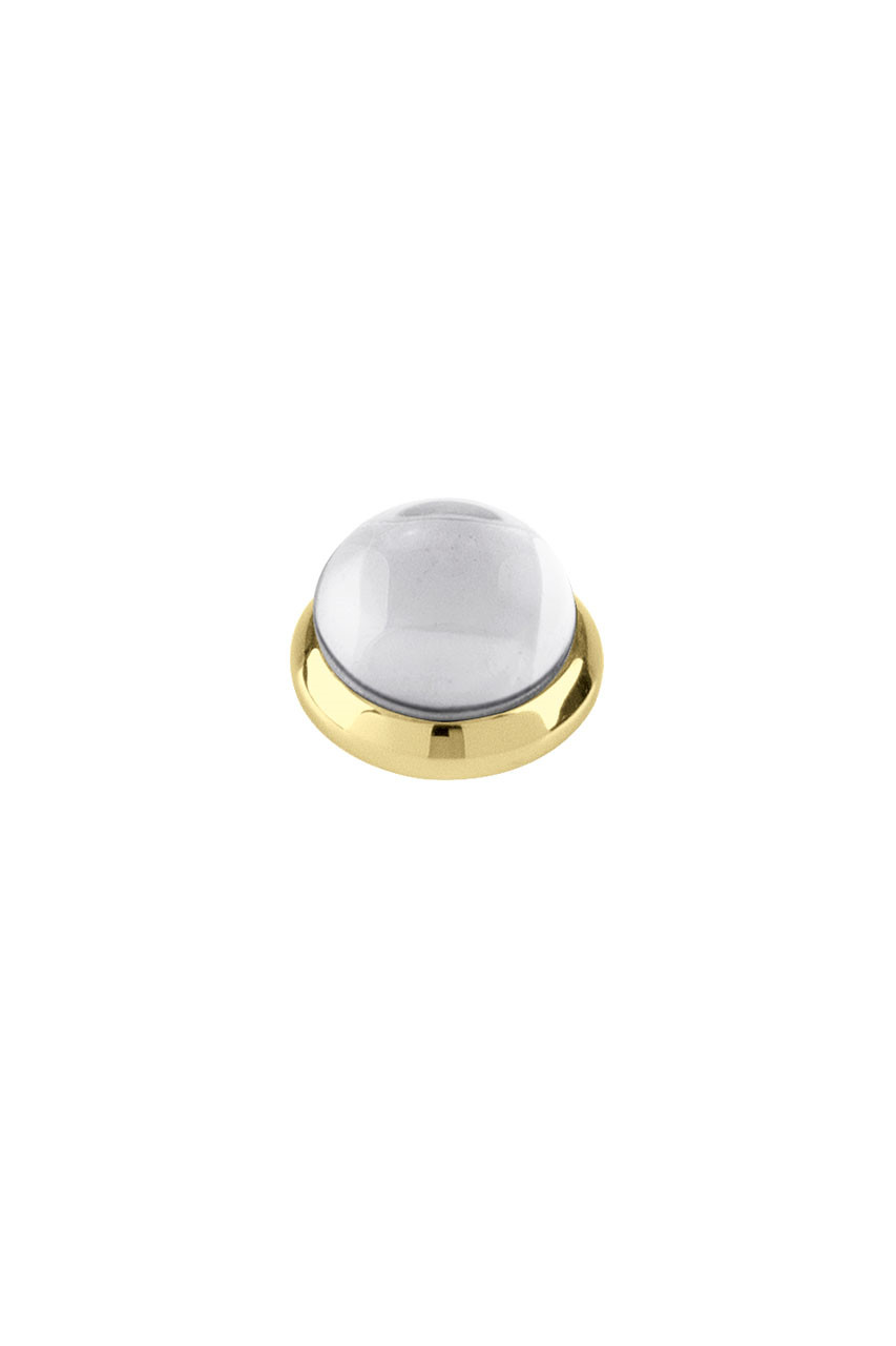 Dyrberg Kern Dyrberg/Kern Bud Topping, Color: Gold/Crystal, Onesize, Women