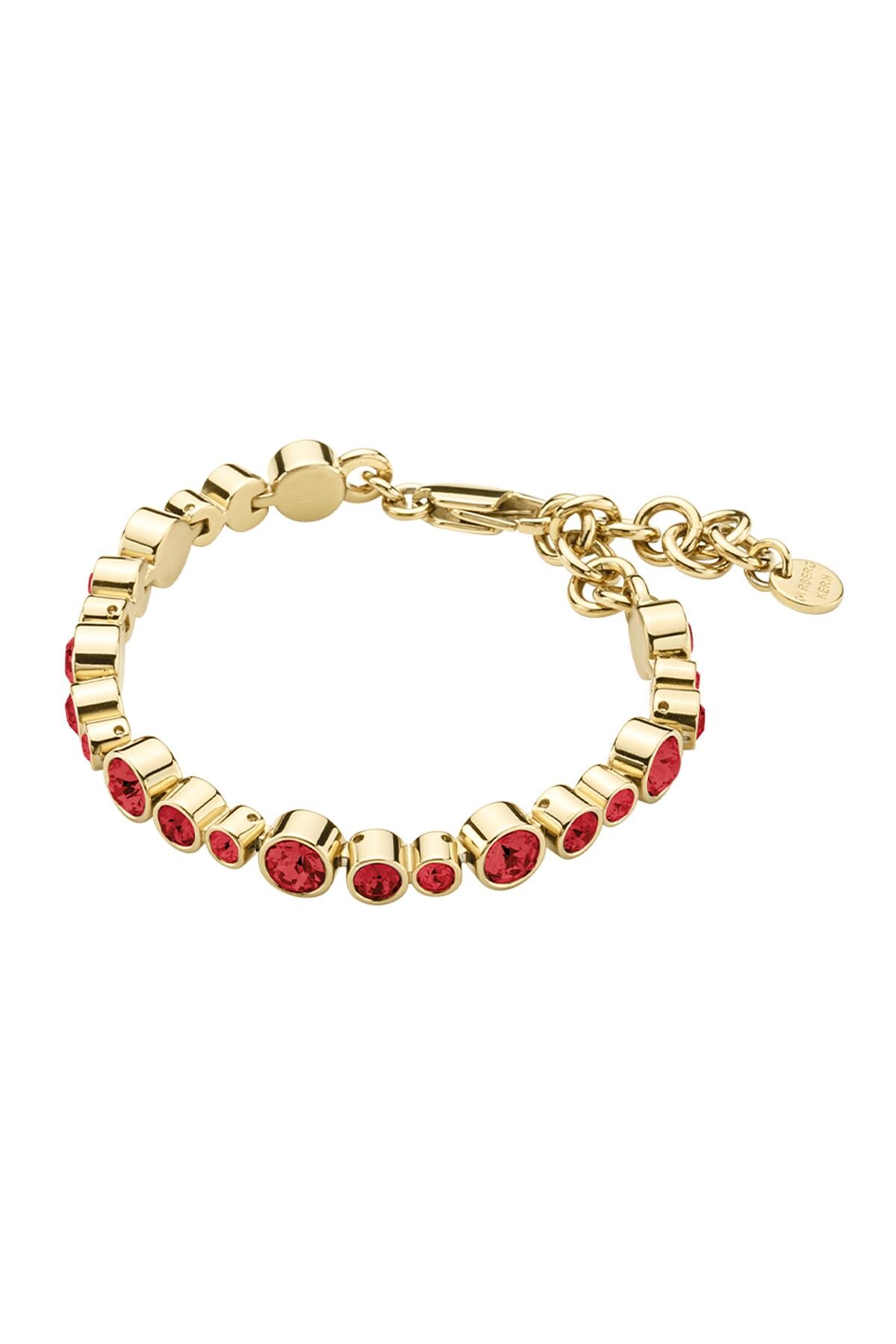 Dyrberg/Kern Teresia Bracelet , Color: Gold/Red, Onesize, Women