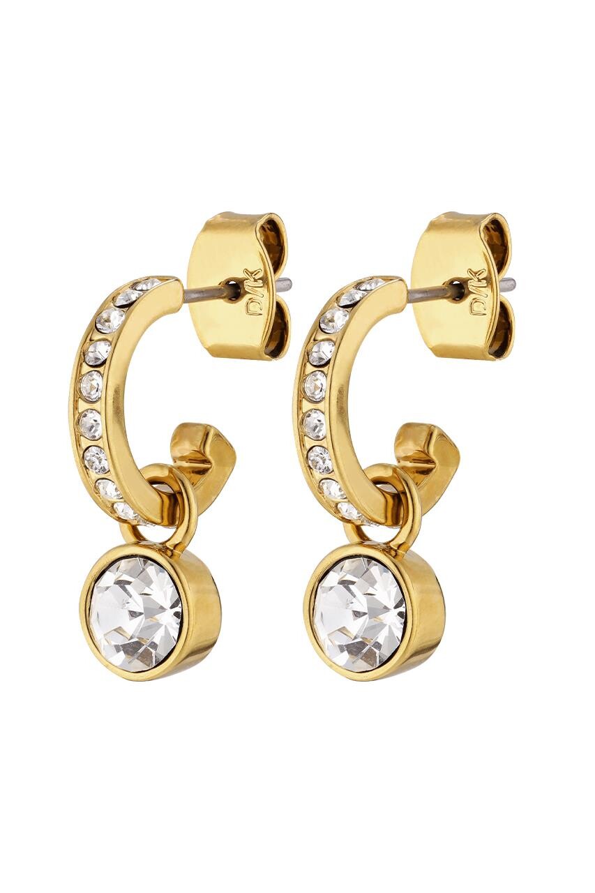 Billede af Dyrberg/Kern Dessa Earring, Color: Gold/Crystal, Onesize, Women