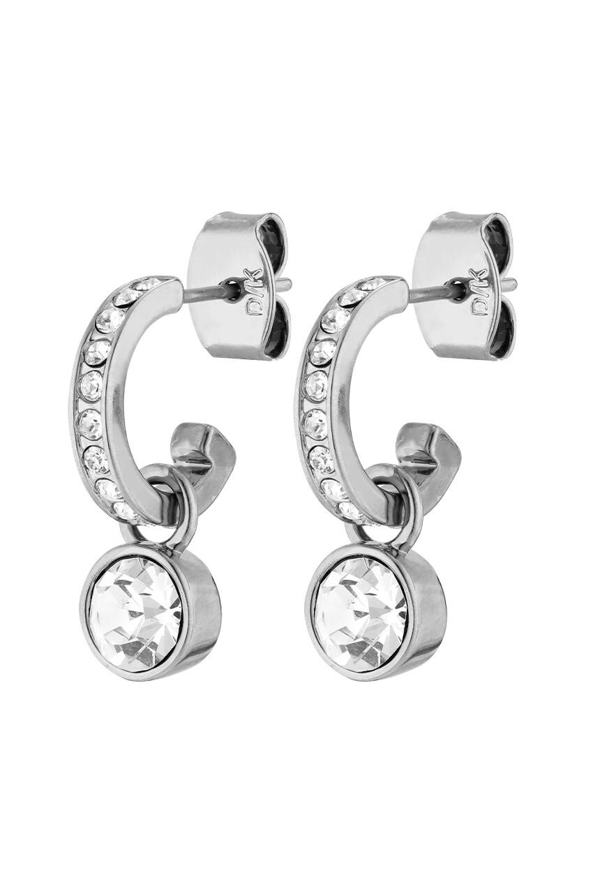 Billede af Dyrberg/Kern Dessa Earring, Color: Silver/Crystal, Onesize, Women