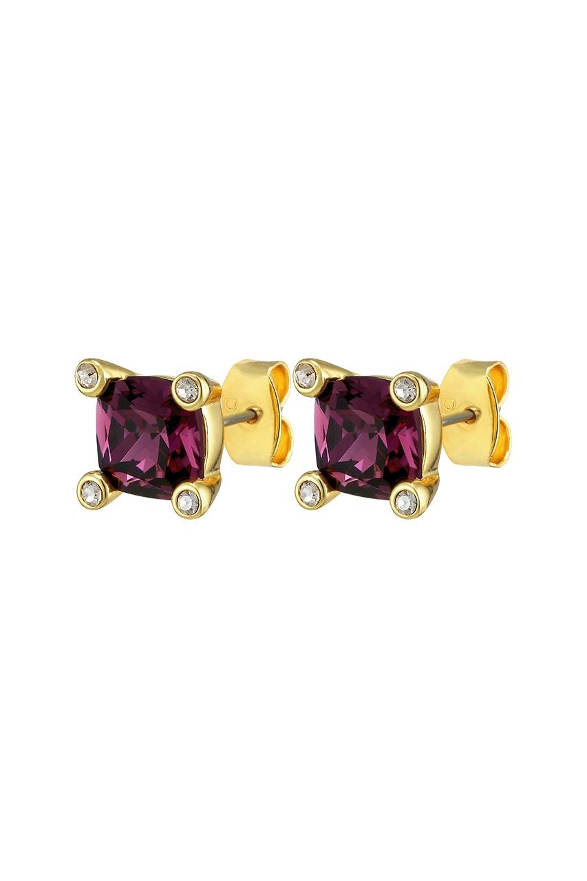 Billede af Dyrberg/Kern Clara Earring, Color: Gold/Purple, Onesize, Women