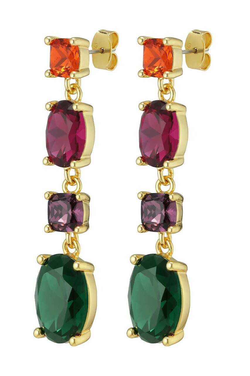 Billede af Dyrberg/Kern Cornelia Earring, Color: Gold, Multi, Onesize, Women