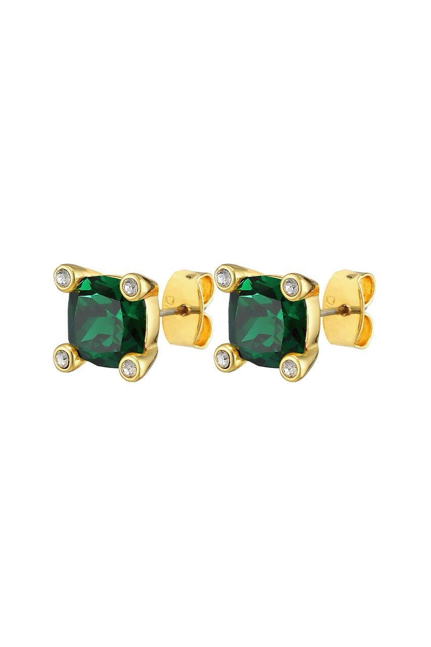 Billede af Dyrberg/Kern Clara Earring, Color: Gold/Green, Onesize, Women