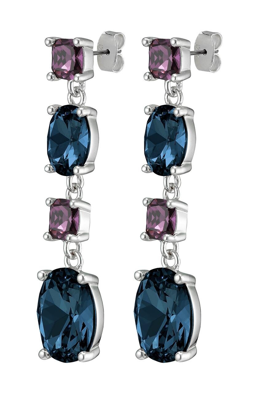 Billede af Dyrberg/Kern Cornelia Earring, Color: Silver/Blue, Onesize, Women